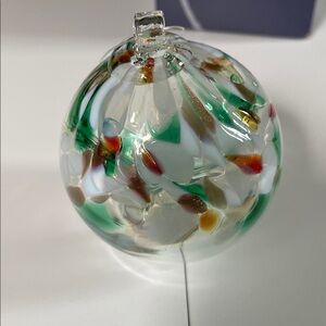 Kitras art glass 2" Tree of Christmas ornament